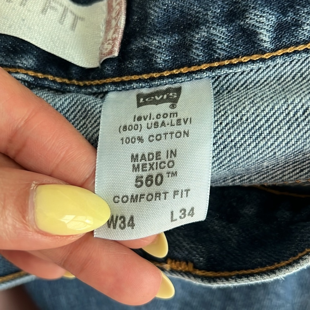 Men’s Levi’s 560 Comfort Fit - Picture 9 of 10